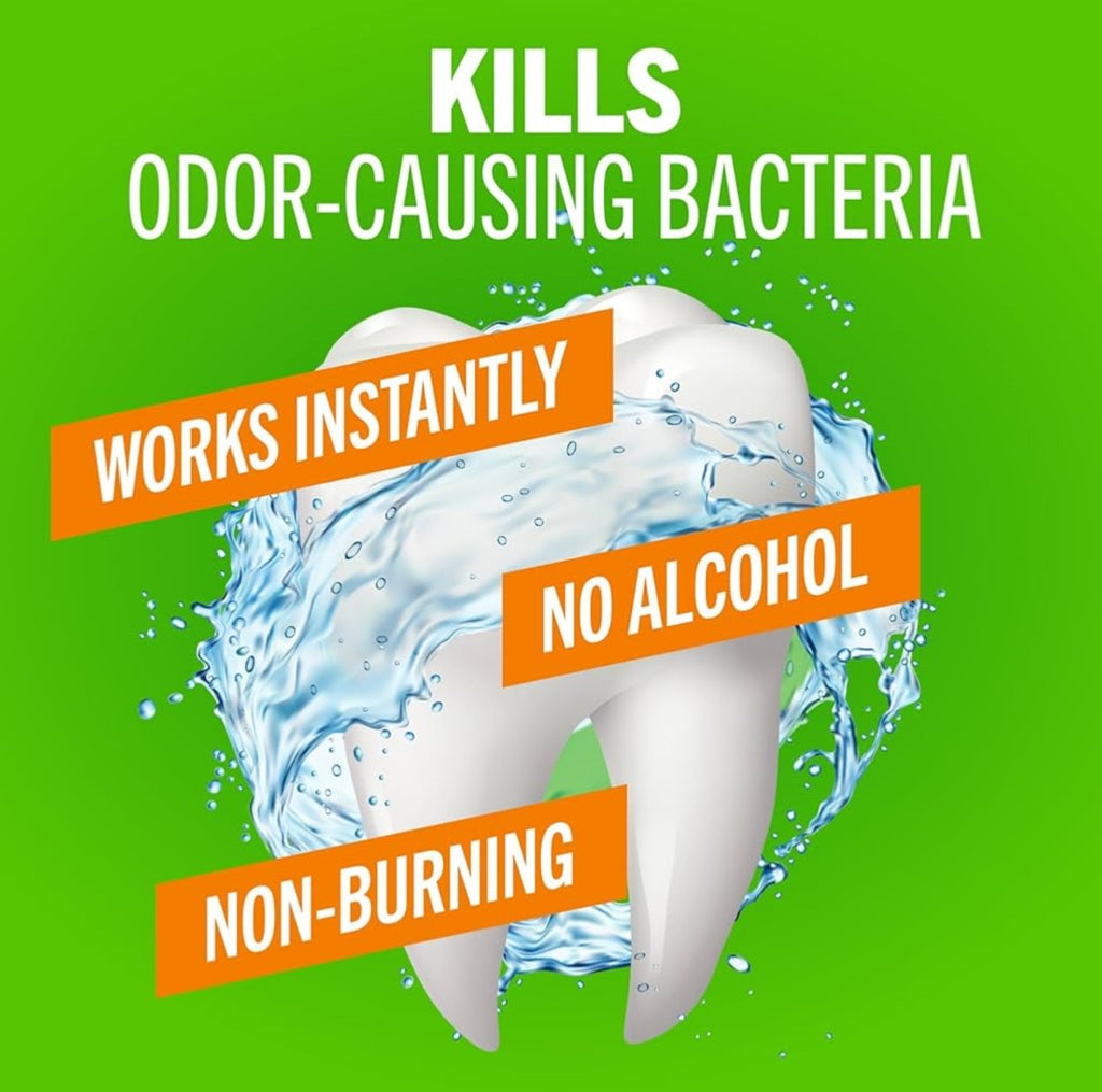 Mild Mint Mouthwash - Fresh Breath Oral Rinse, 16 oz, Pack of 2