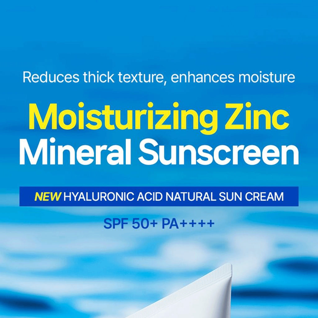 ISNTREE Hyaluronic Acid Sun Cream SPF50+ PA++++ 50ml Hydrating Physical Sunscreen