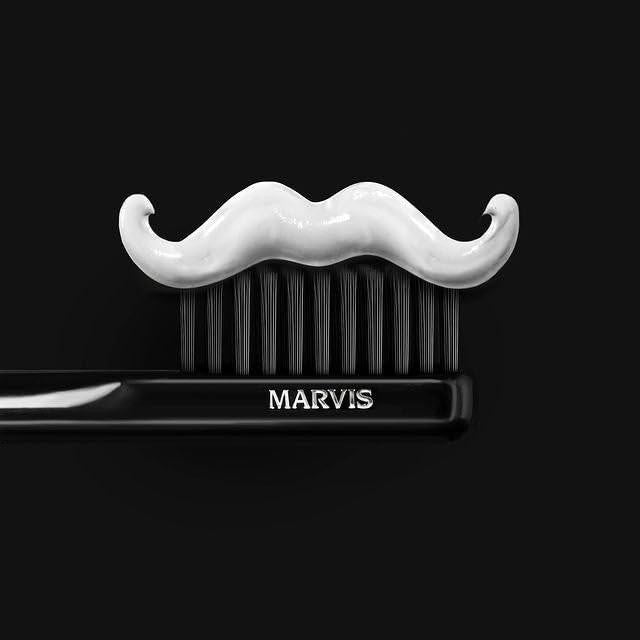Marvis Adult Travel Toothbrush - Medium Firm Silver Compact