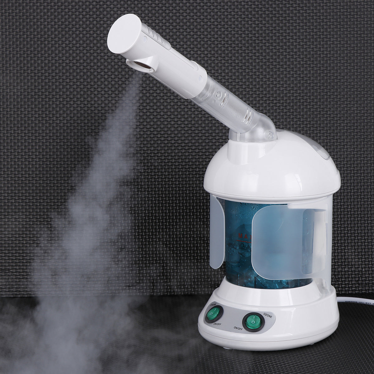 Blue 2-in-1 Hair and Facial Steamer Portable Sauna with Ozone