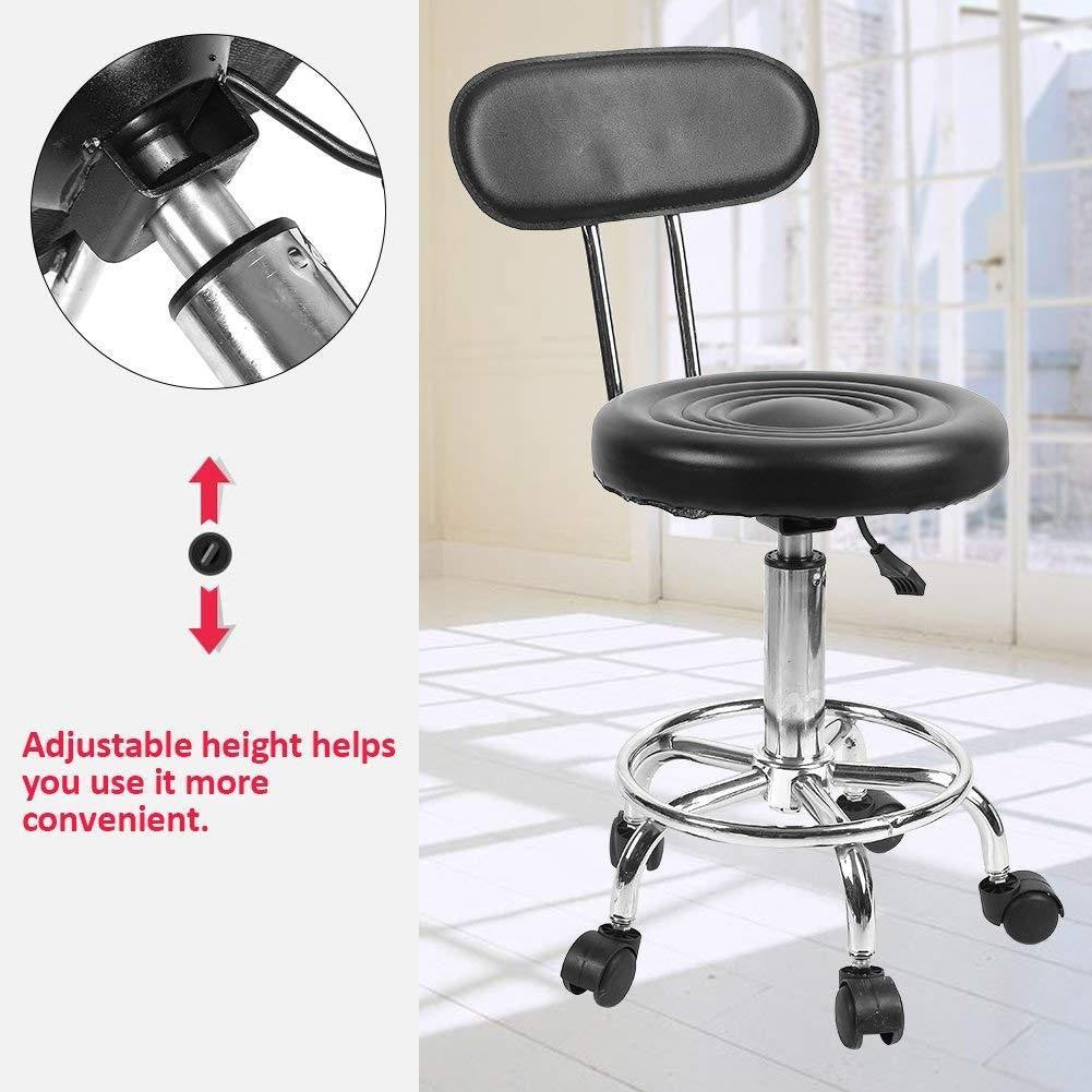 Adjustable Medical Rolling Stool with Wheels for Salon & Pedicure