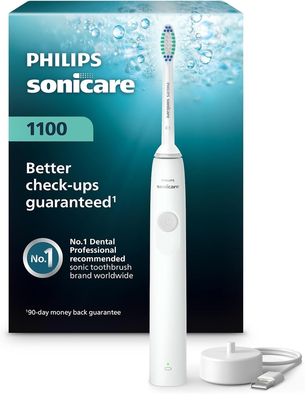 Electric Toothbrush 1100 Series with Sonic Cleaning & Timer