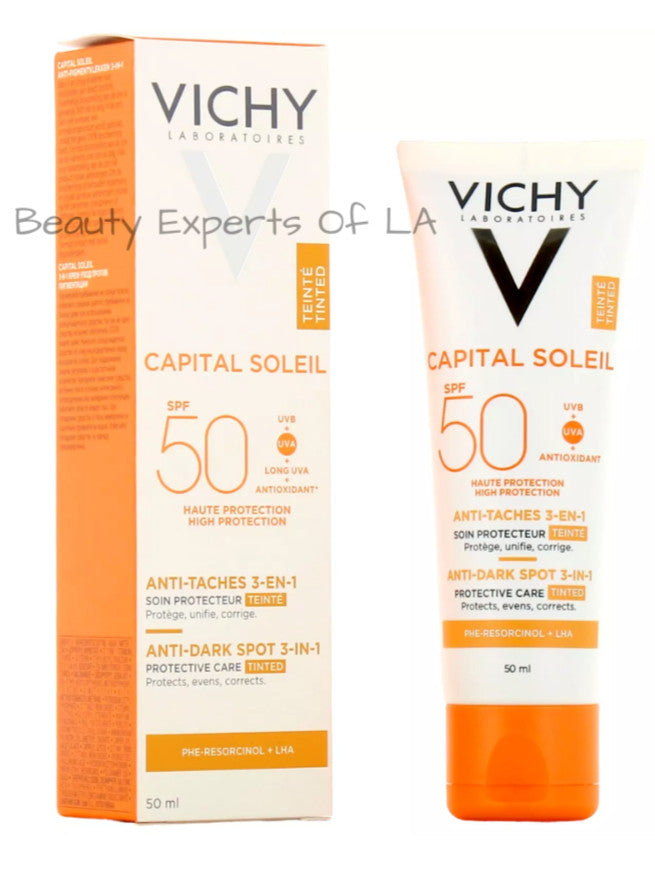 Vichy SPF50+ Tinted Sunscreen with Dark Spot Corrector 50ml