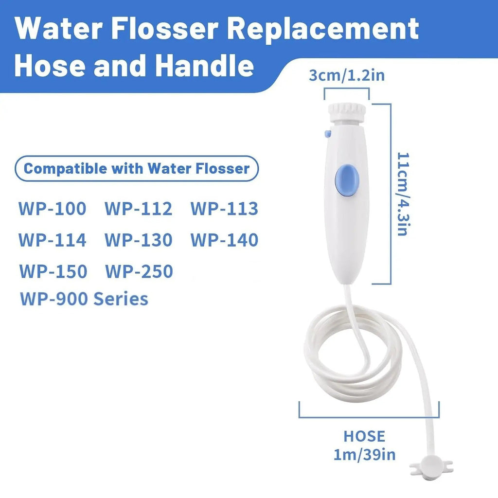 Water Flosser Replacement Hose & Handle Kit for WP-Series Oral Irrigator