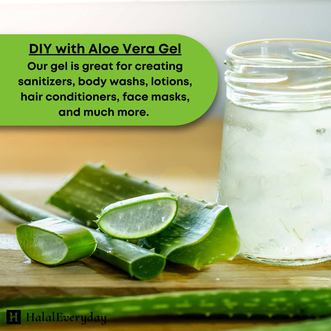 Pure Organic Aloe Vera Gel 8lbs for Skin Care Sunburn Relief & Moisturizer