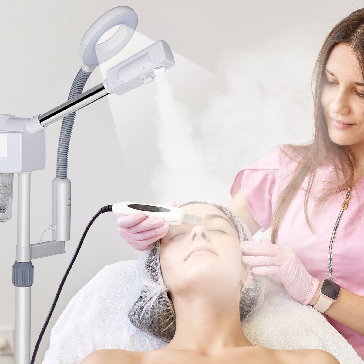 Professional Facial Steamer with Ozone for Skin Care & Salon Use