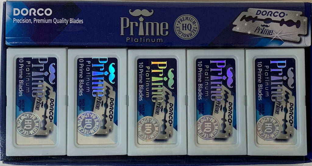 Double Edge Razor Blades Pack - Prime Platinum STP301, 100-1000 Blades