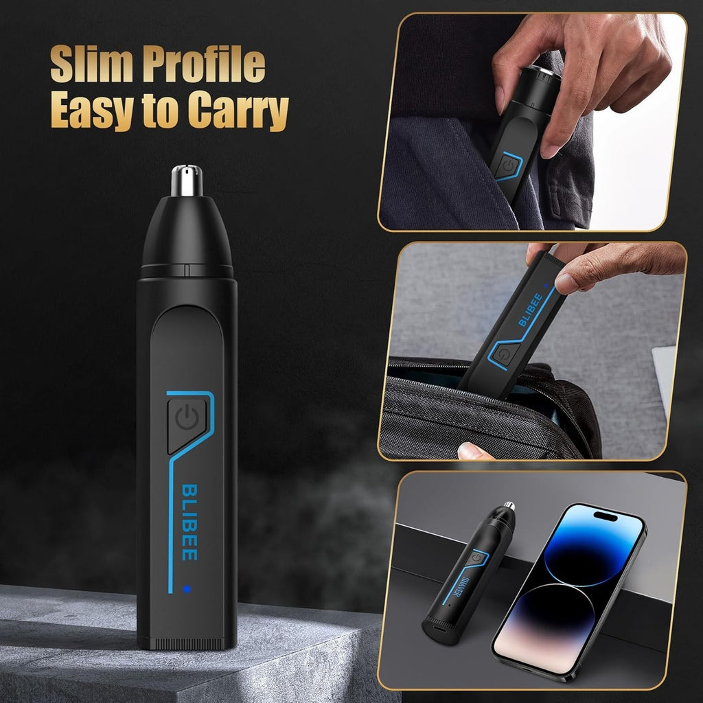 Rechargeable Men Ear Nose Hair Trimmer Set Beard Razor Cordless Grooming Kit