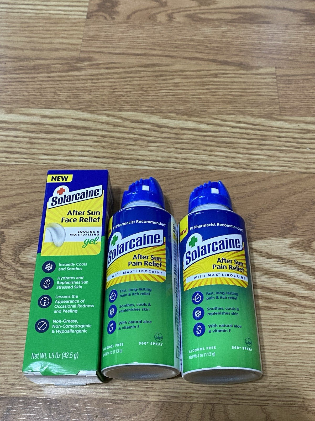 After Sun Pain Relief Gel - Solarcaine 2-Pack, Face & Body