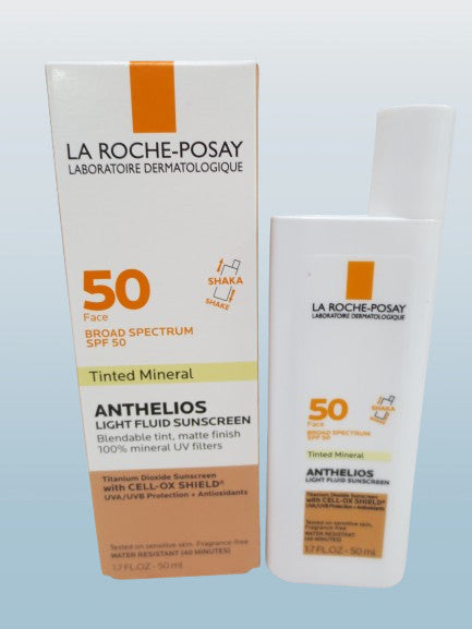 Tinted Mineral SPF 50 Sunscreen with Anthelios - 1.7 oz, Pack of 2