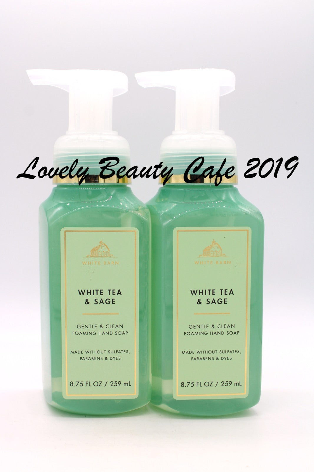 Foaming Hand Soap Set - White Tea & Sage Fragrance, 2 Pack