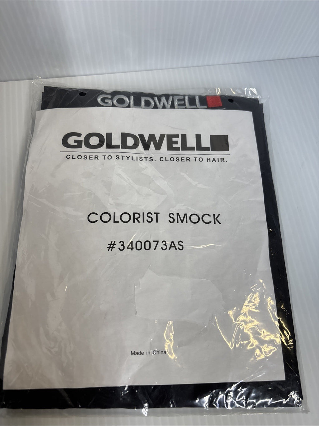 Professional Black Colorist Smock for Hair Styling #340073AS