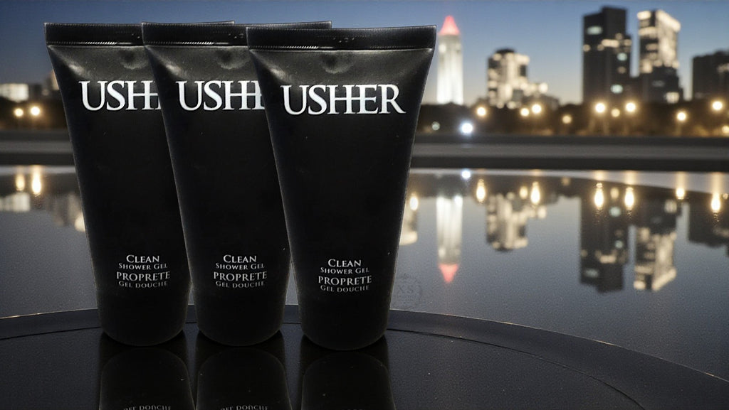Usher Clean Shower Gel 2.5 oz Pack of 3 | Refreshing Personal Care