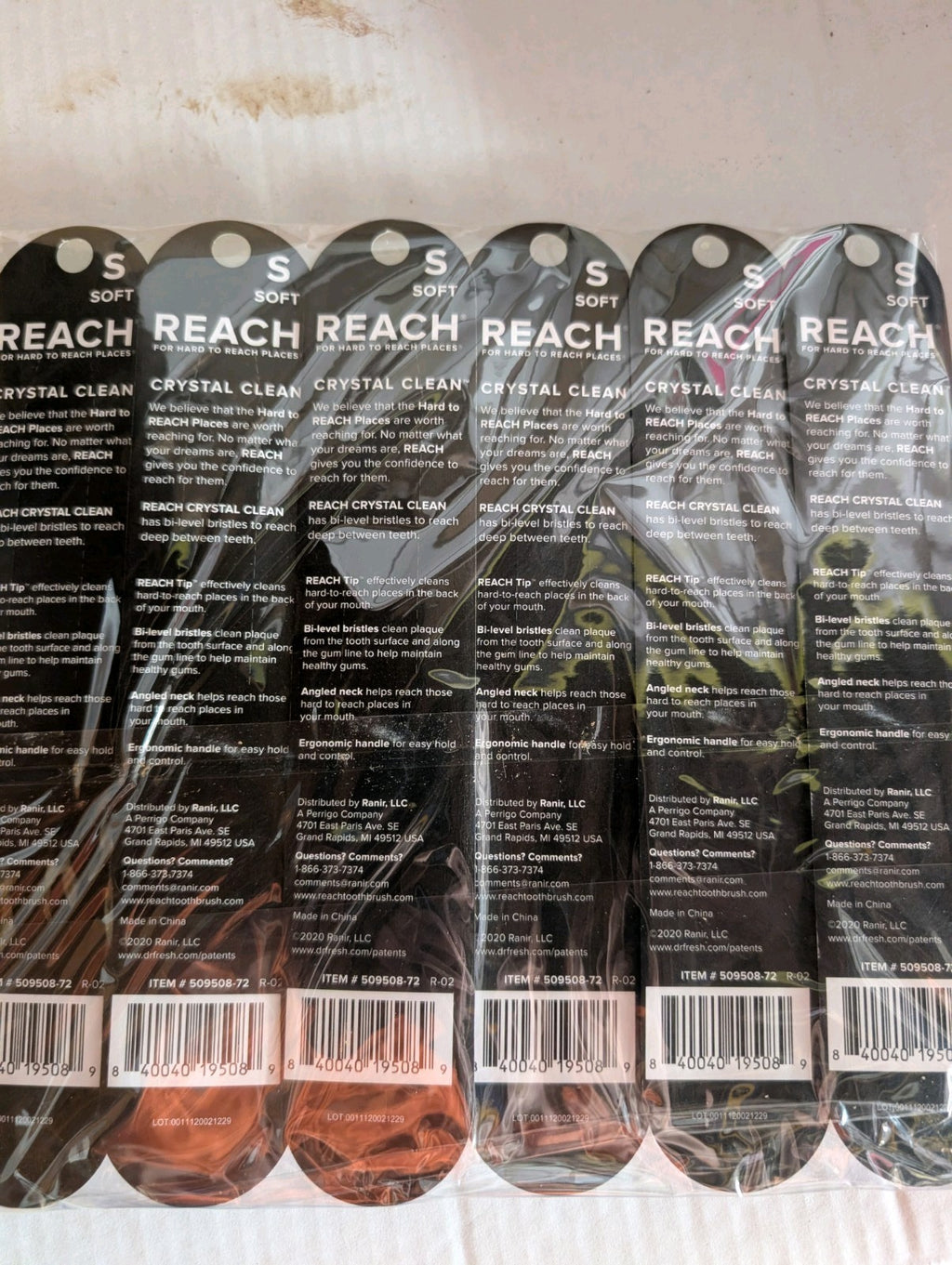 Soft Toothbrush Set with Travel Caps - 12 Pack for Adults