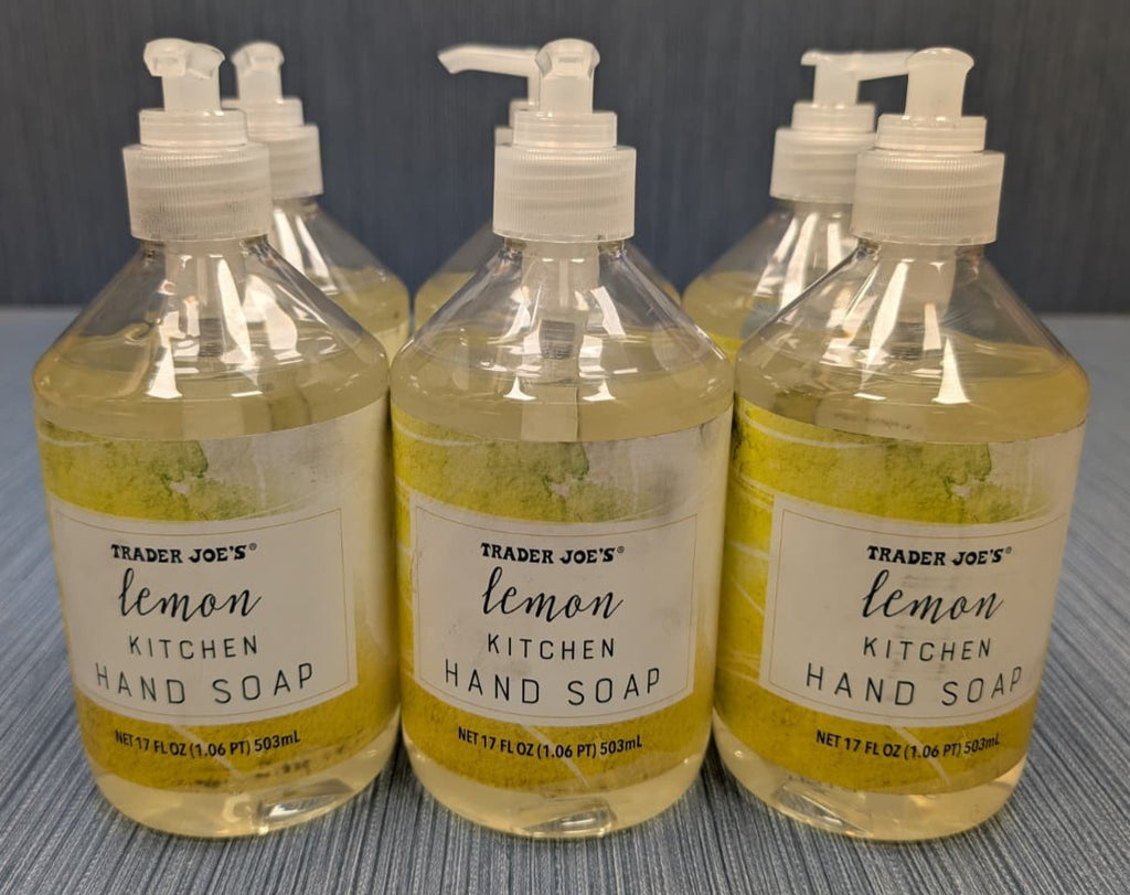 6 Pack Lemon Kitchen Hand Soap - 17 fl oz Bottles