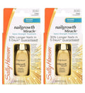 Nail Growth Treatment 2 Pack - Clear Nail Strengthener & Growth Serum