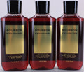 3-Pack Men's Bourbon Body Wash & Shampoo Gel 10oz - 3-in-1 Hair, Face, Body Cleanser