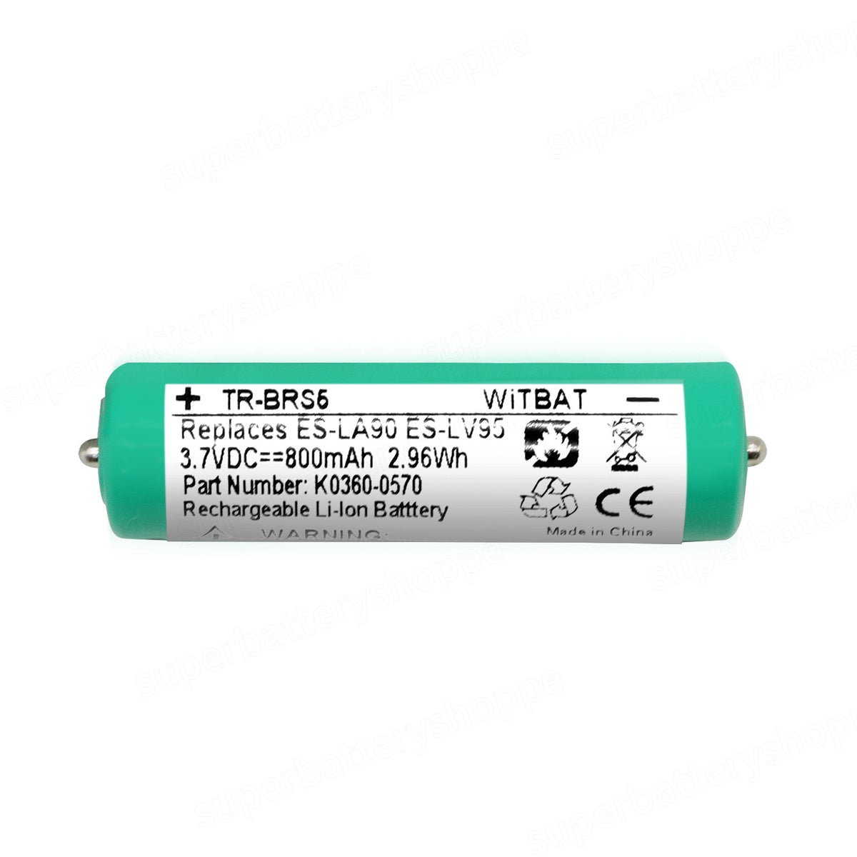 Rechargeable Battery for Panasonic WES8163L2505 WESLV95L2509 Shaver Replacement