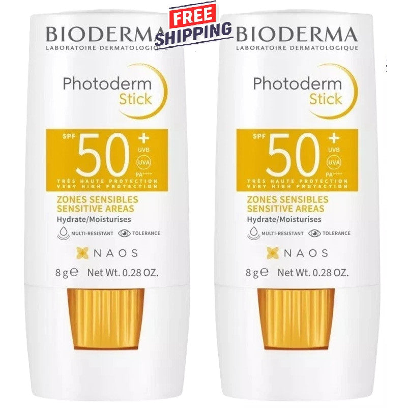 Bioderma SPF50+ Sun Protection Stick 8g - High UVA/UVB Block, Moisturizer