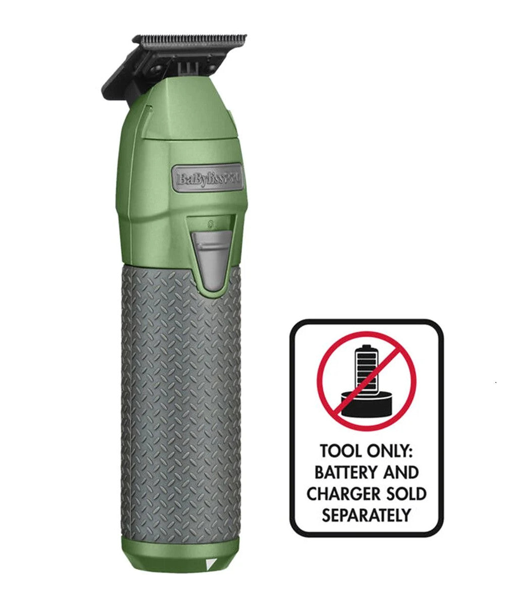 Professional Trimmer with Battery & Charger - Matte Green Limited Edition