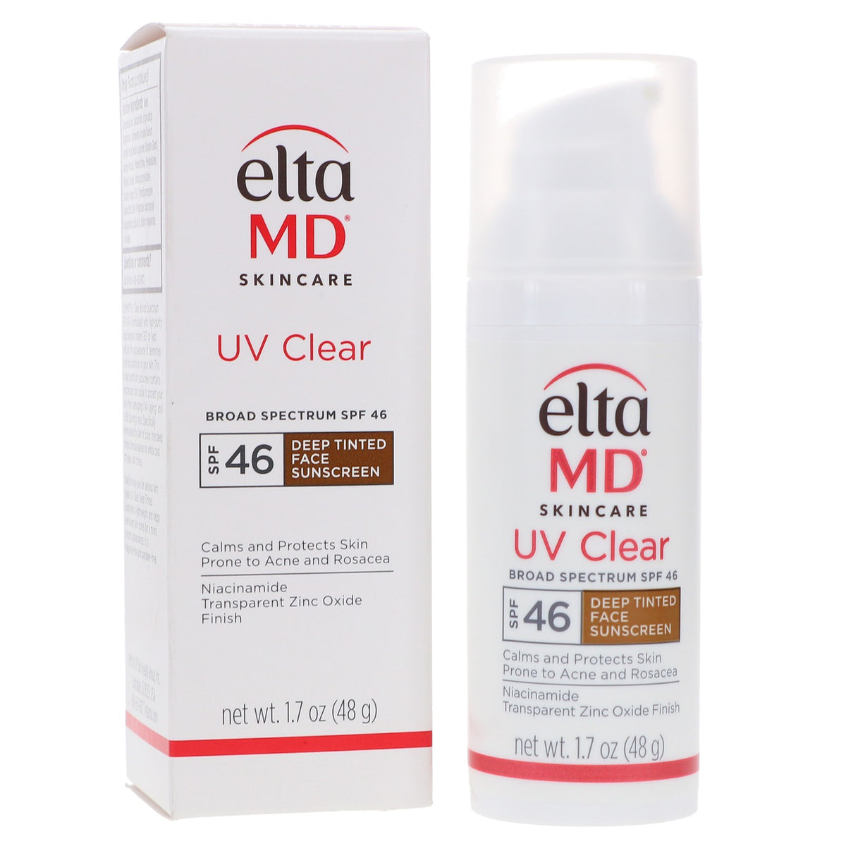 Broad Spectrum SPF 46 Tinted Face Sunscreen - Lightweight & Hydrating