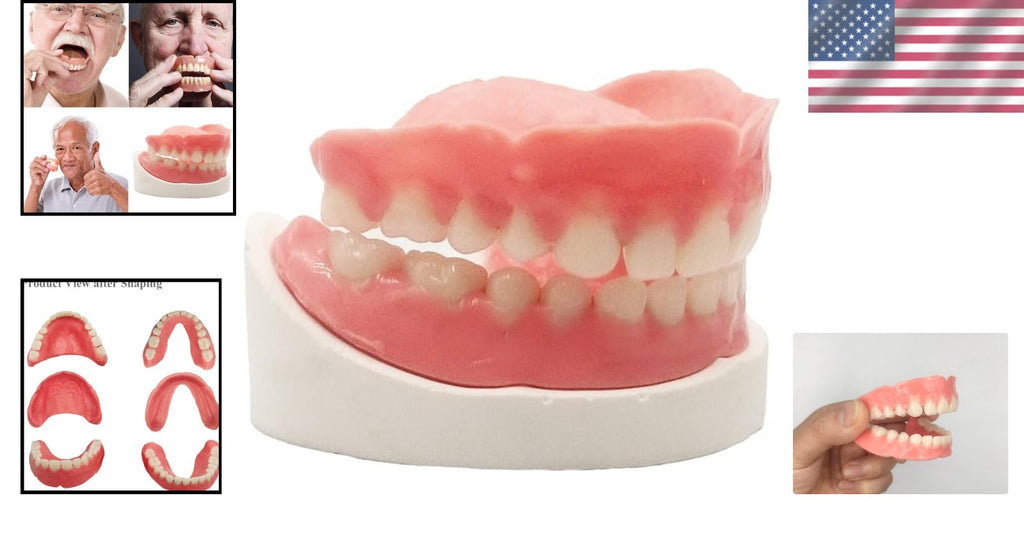 DIY Moldable Dentures Full Set - Custom Temporary Teeth Solution