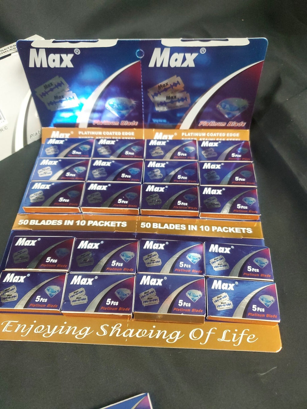 100pcs Stainless Steel Razor Blades Refill Pack for Shaving