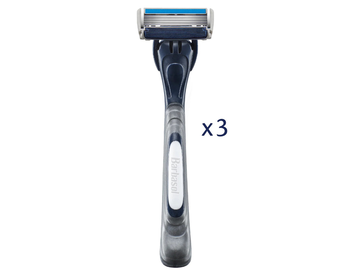 Disposable Razors Pack of 6 - Ultra Close Shave & Easy Cleaning