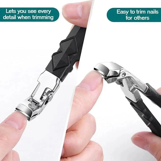 Heavy Duty Stainless Steel Toe Nail Clippers for Thick Nails - Professional & Ergonomic