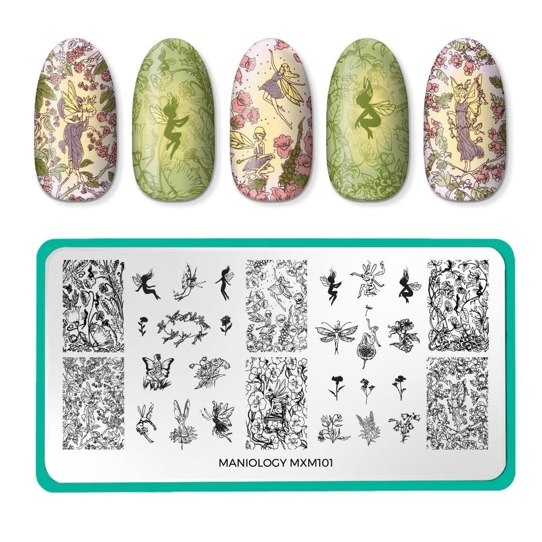 Maniology Nail Stamping Plate Set MXM101 & MXM102 - Nail Art Tools