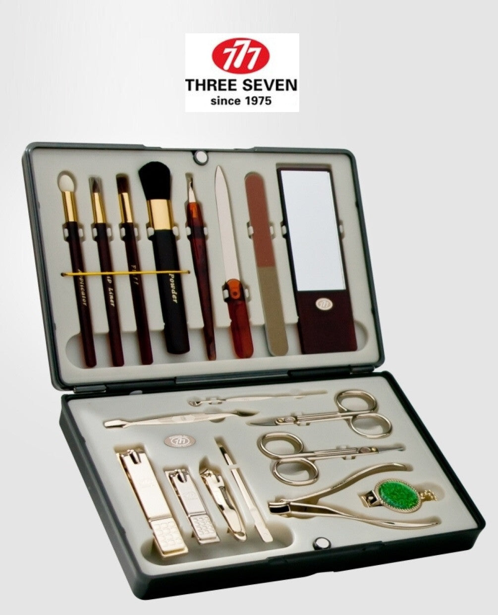 Manicure and Pedicure Nail Clipper Set - 18-Piece Travel Grooming Kit Made in Korea