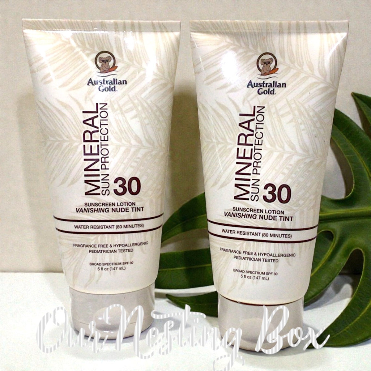 Mineral Sunscreen Lotion SPF 30 with Vanishing Nude Tint - 2 Pack