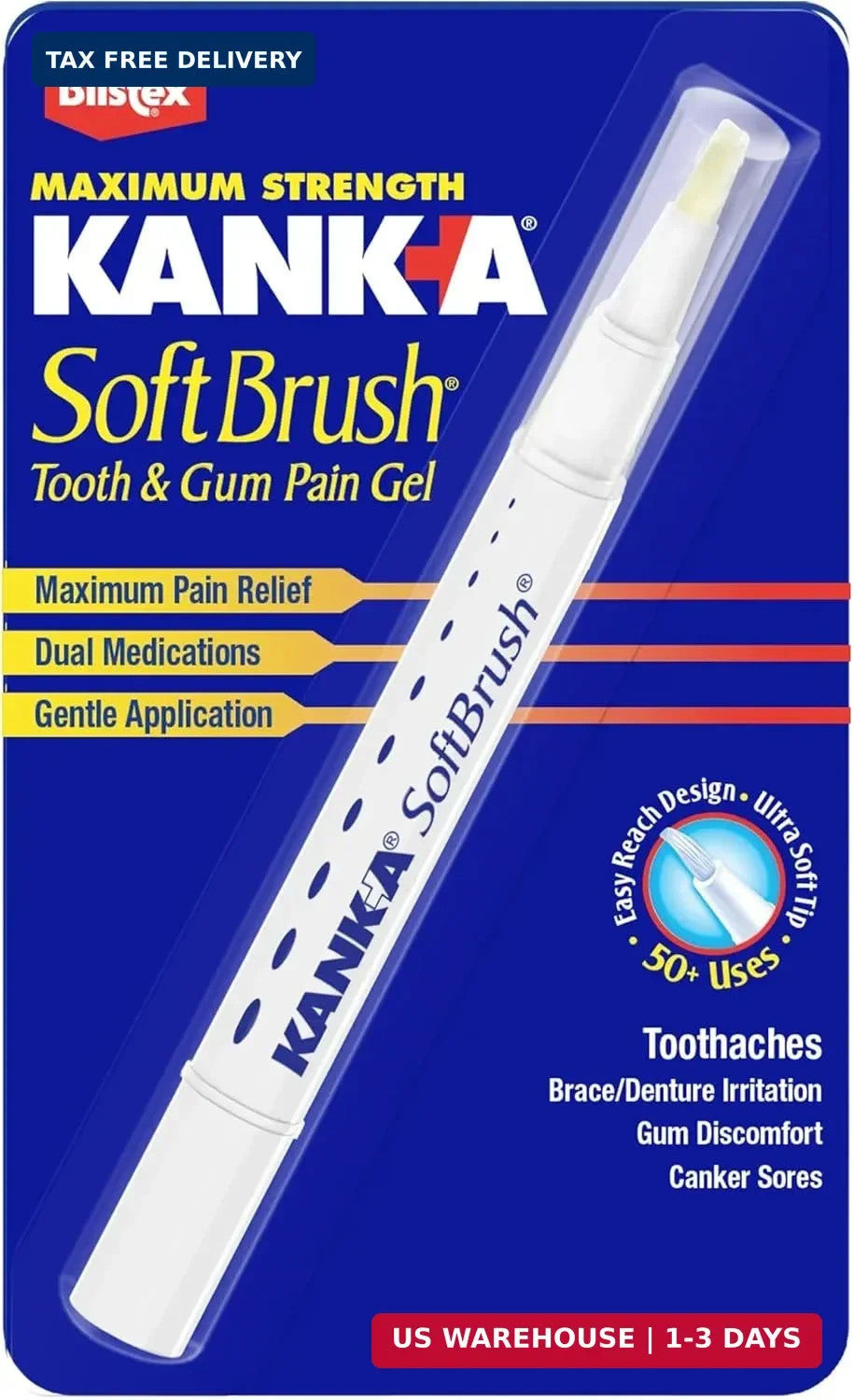 Professional Strength Tooth & Mouth Pain Relief Gel Pen - Fast-Acting Oral Pain Relief