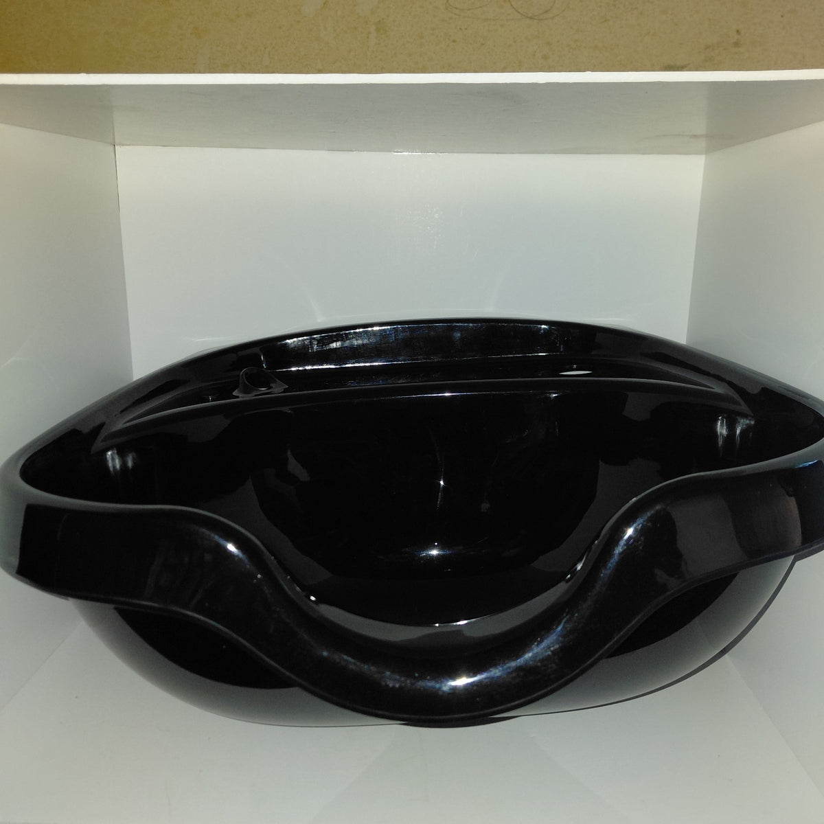 Salon Shampoo Bowl Hair Sink Basin with Gel Neck Rest for Barbershops