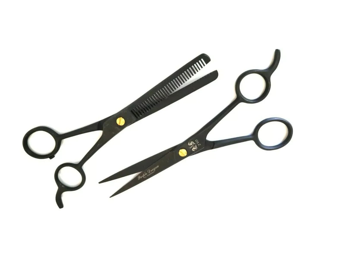 6.5-Inch Professional Hair Cutting Japanese Scissors Thinning Shears Set Kit