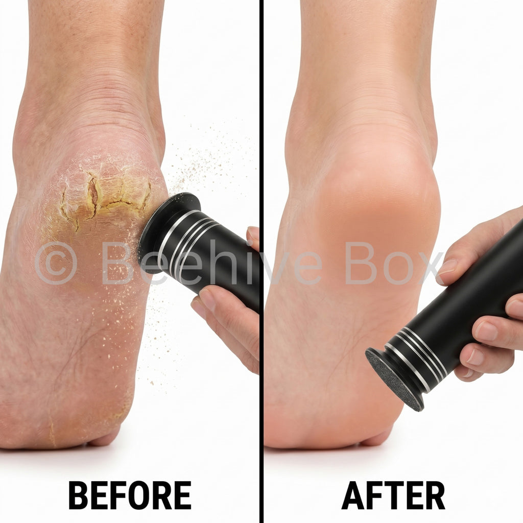 Electric Foot Callus Remover Pedicure Tool with 60 Discs for Dead Skin Removal