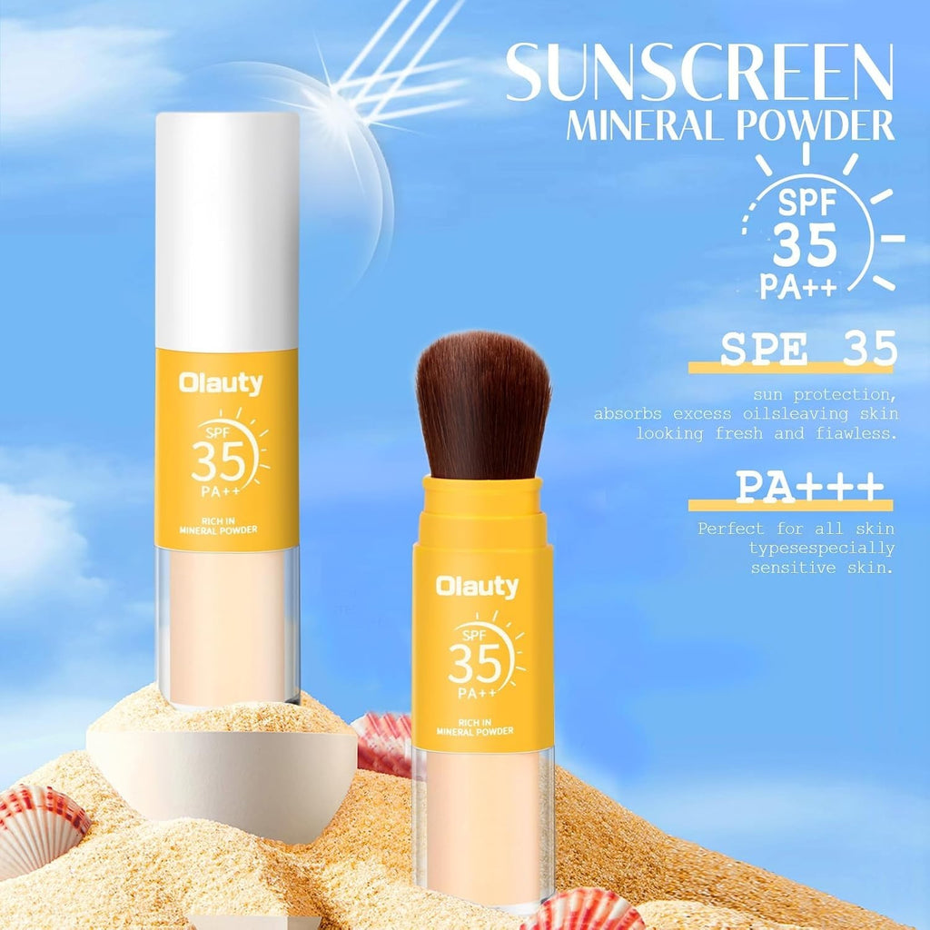 Mineral SPF 35 Face & Scalp Brush-On Setting Powder Oil Control