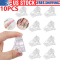 10PCS Nail Tips Clip for Gel Nail Extensions and Shaping - Manicure Clamp Set