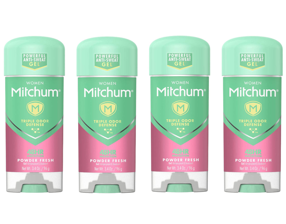 Women’s Clear Gel Antiperspirant Deodorant 3.4oz - 4 Pack