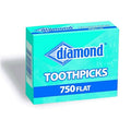 Diamond Flat Toothpicks 750 Count - Multipurpose Household & Baking Tool