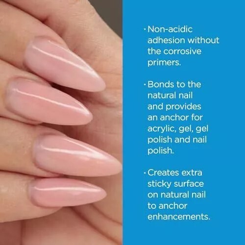 Non-Acidic Nail Primer - Protein Bond for Gel, Acrylic & Polish 0.5 oz