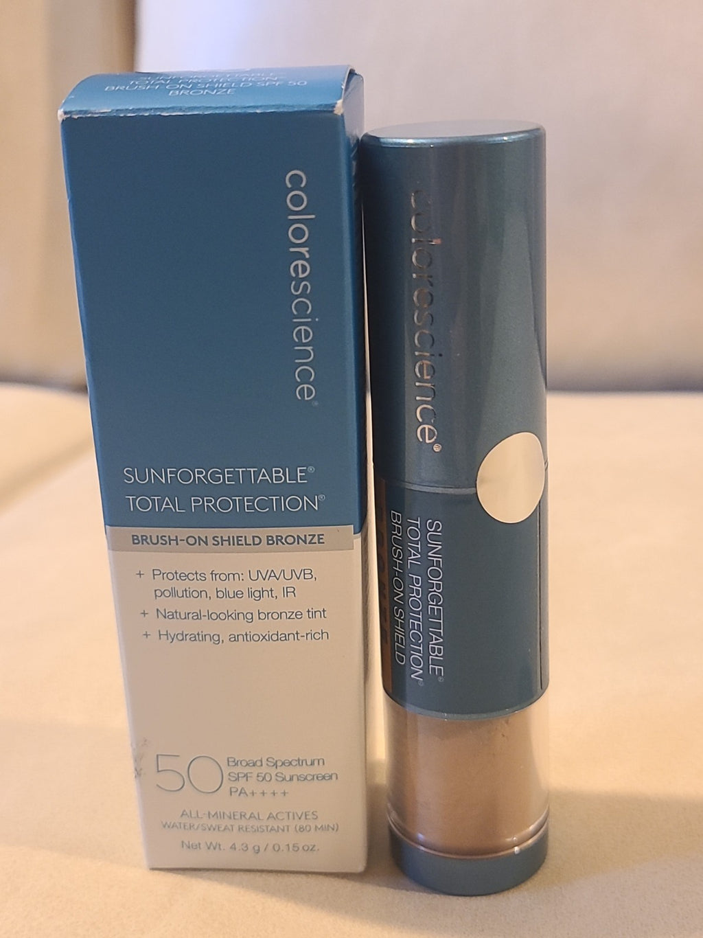 SPF50 Sun Protection Brush-On Shield Bronze 4.3g - Total Sun Defense