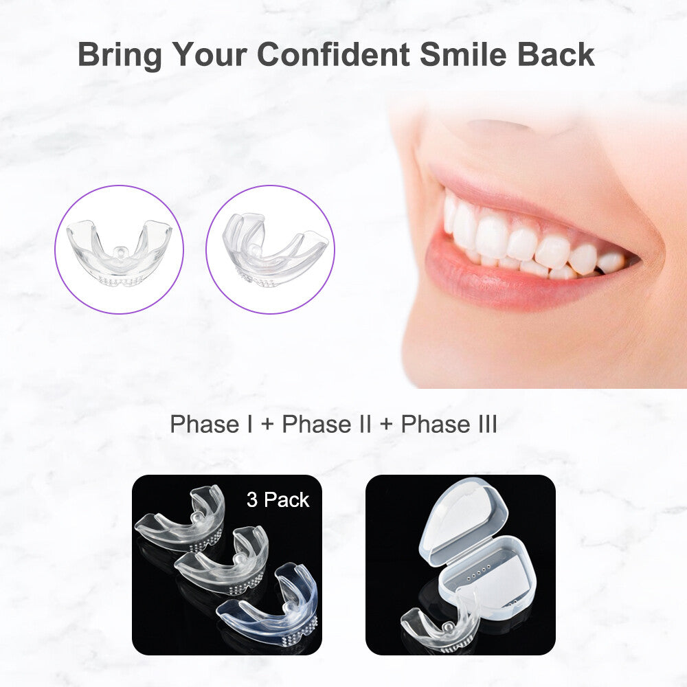 Adult Teeth Aligners Orthodontic Braces Trainer for Dental Alignment - 3-Stage Set