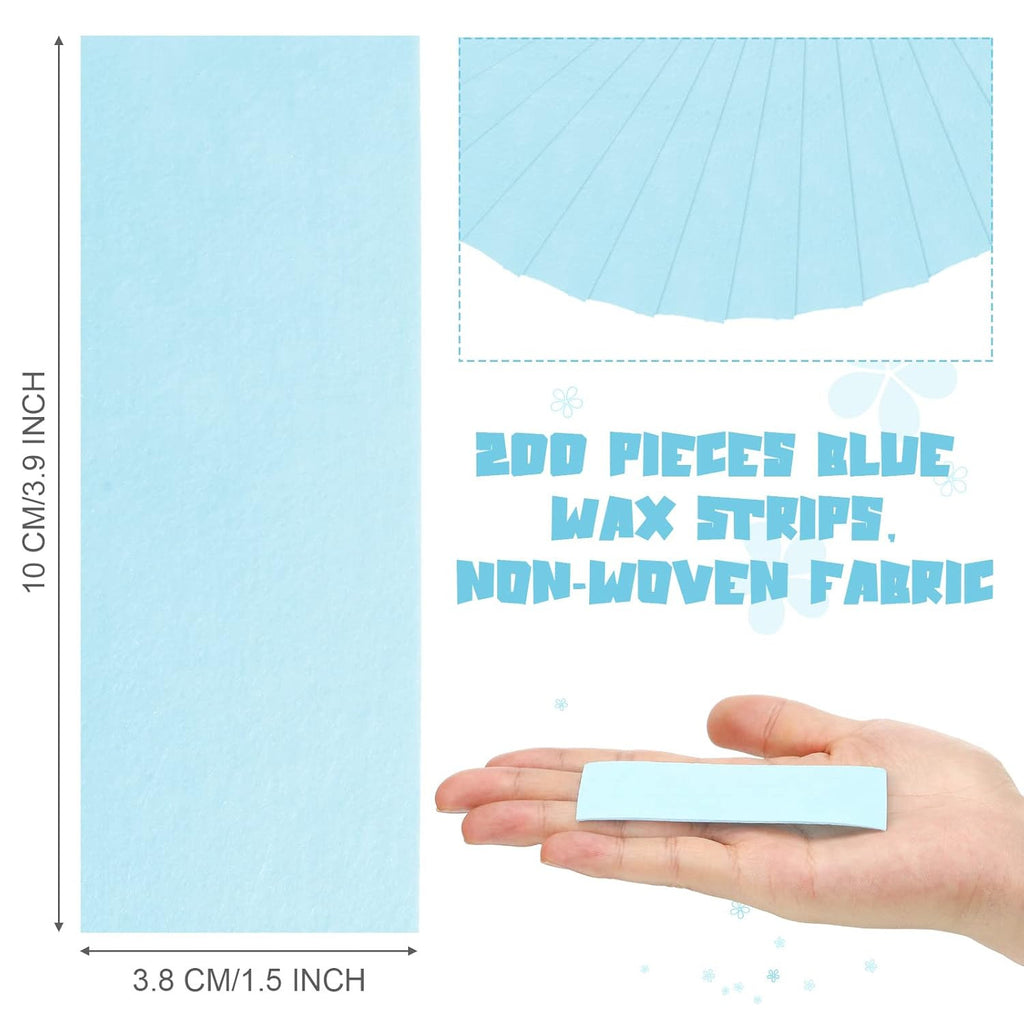 400 Pack Non-Woven Wax Paper Strips for Body Hair Removal