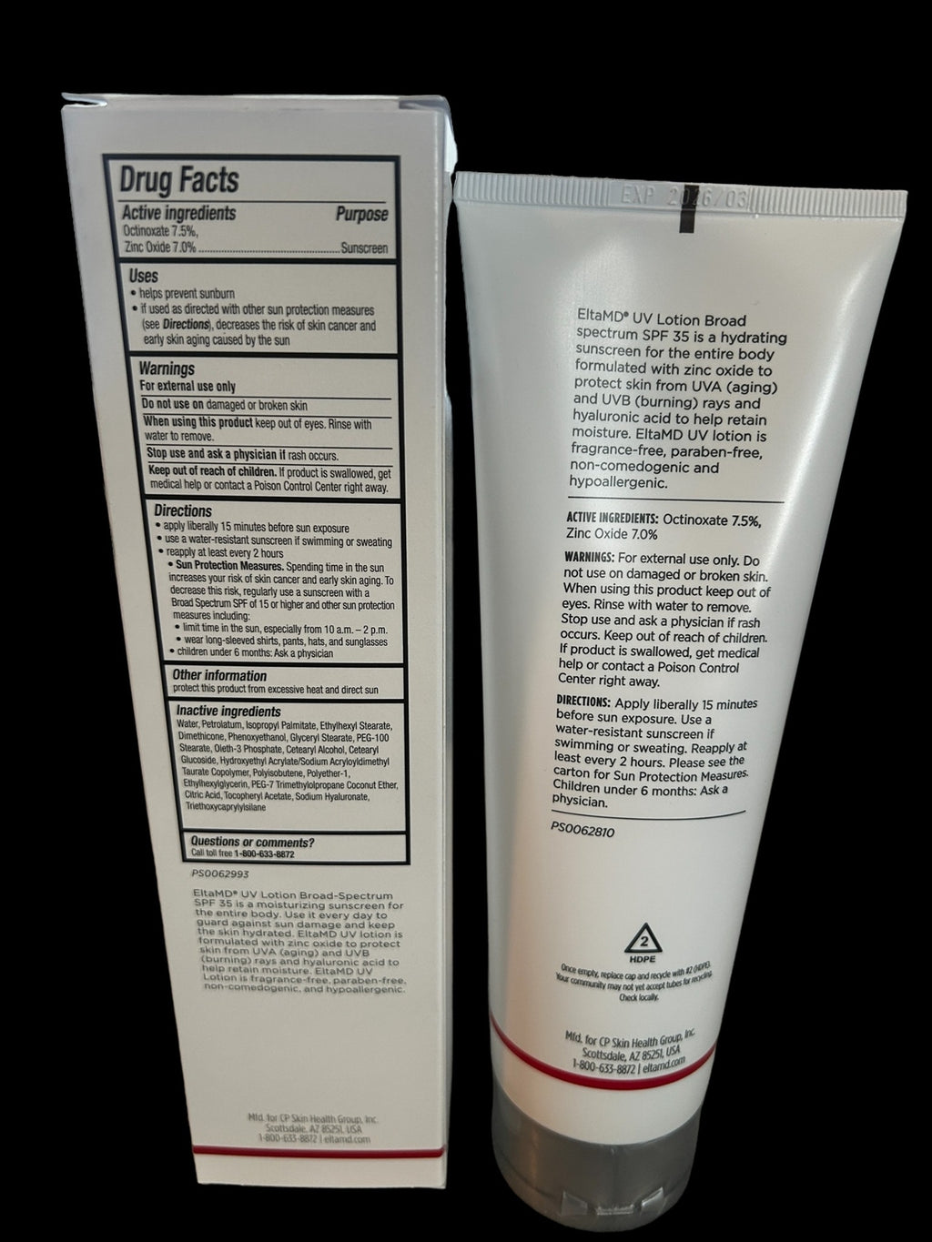 Broad Spectrum SPF 35 Sunscreen Lotion 8oz - Moisturizing UV Protection