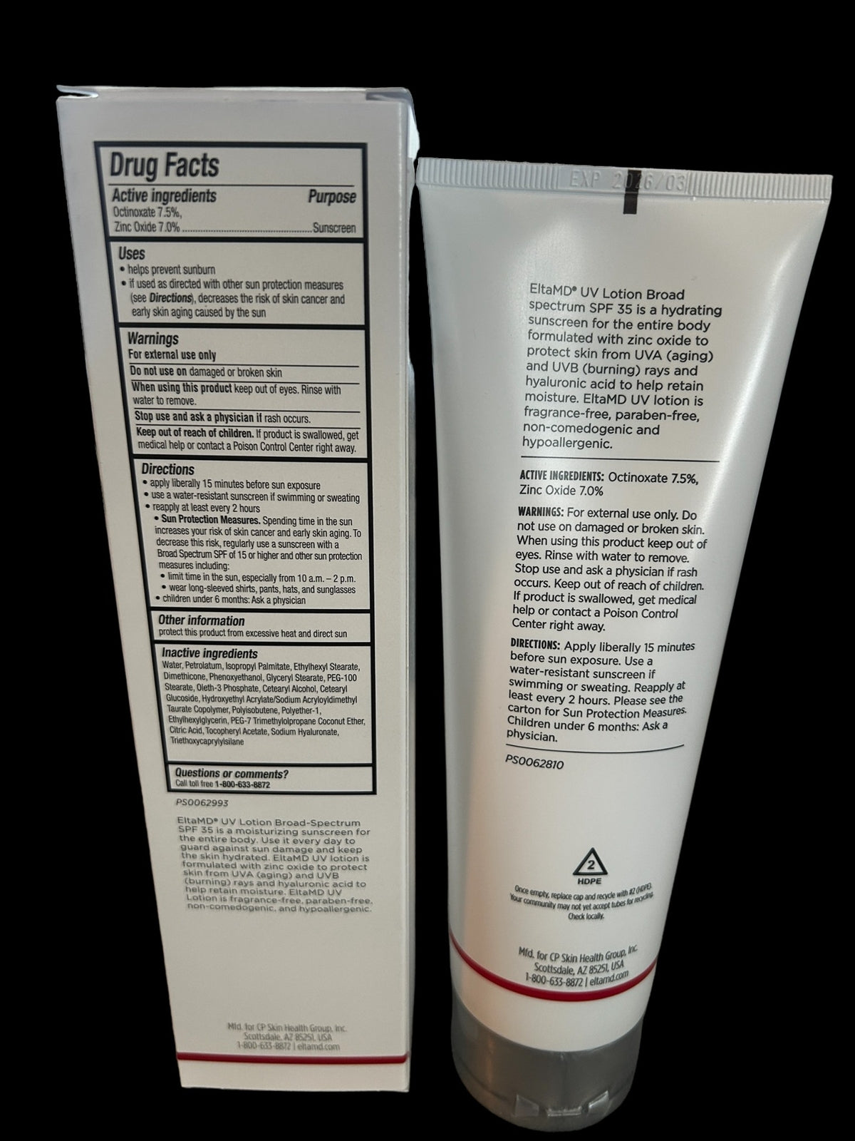 Broad Spectrum SPF 35 Sunscreen Lotion 8oz - Moisturizing UV Protection