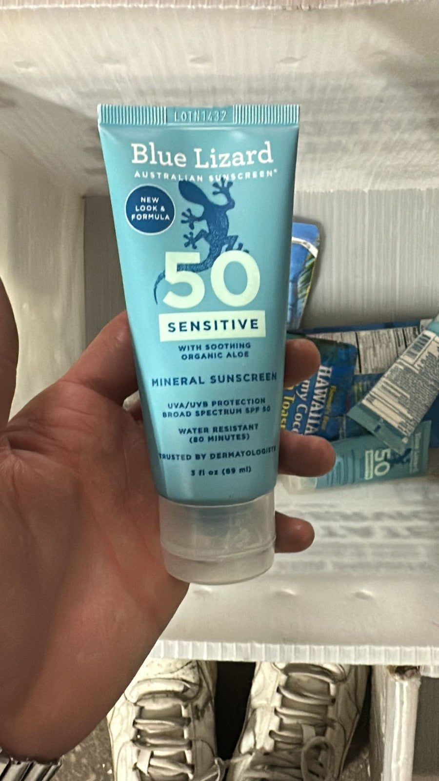 Mineral Sunscreen SPF 50+ Sensitive Skin Lotion with Zinc Oxide - 3 oz Pack of 2