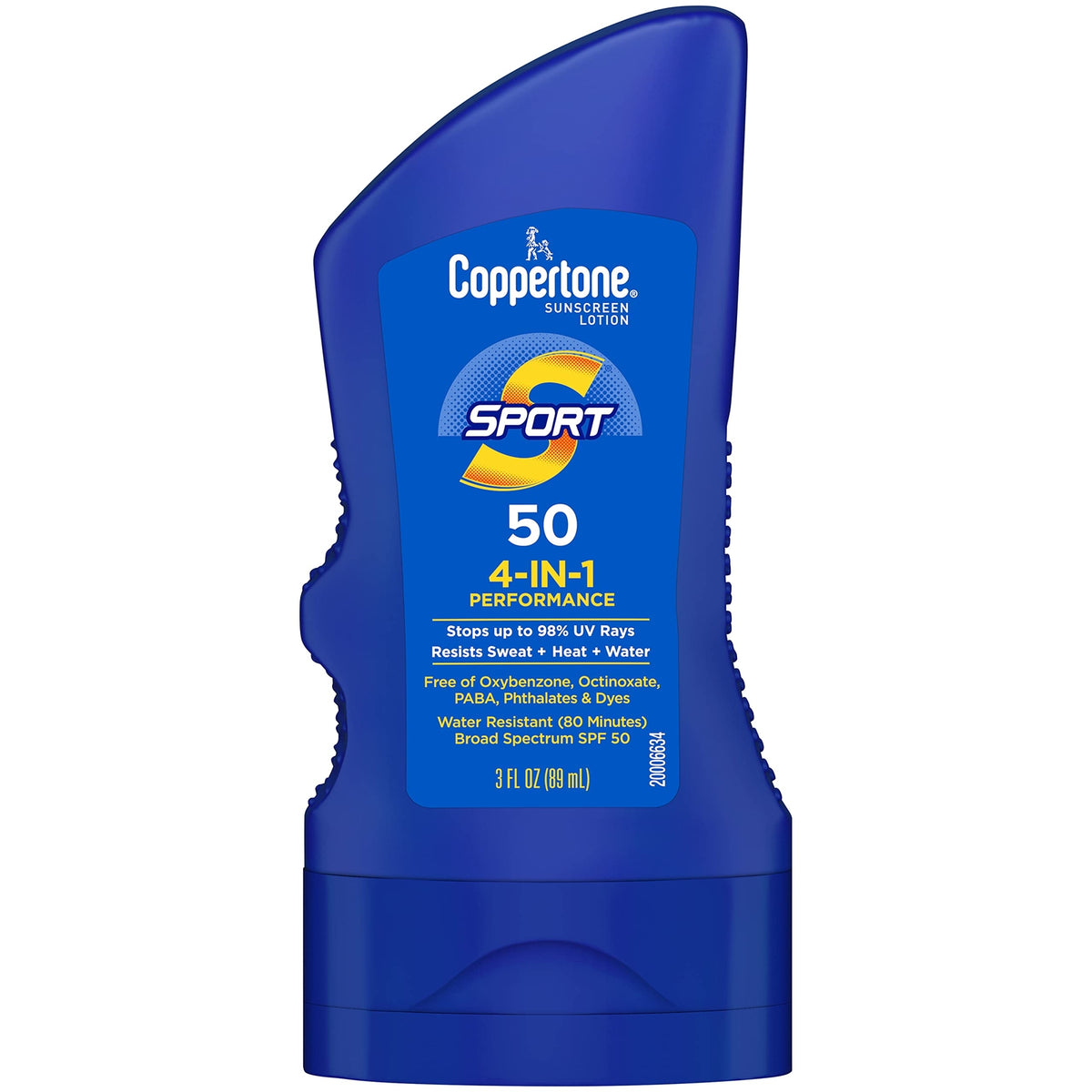 Water-Resistant Sunscreen Lotion SPF 50 Travel Size 3 Fl Oz