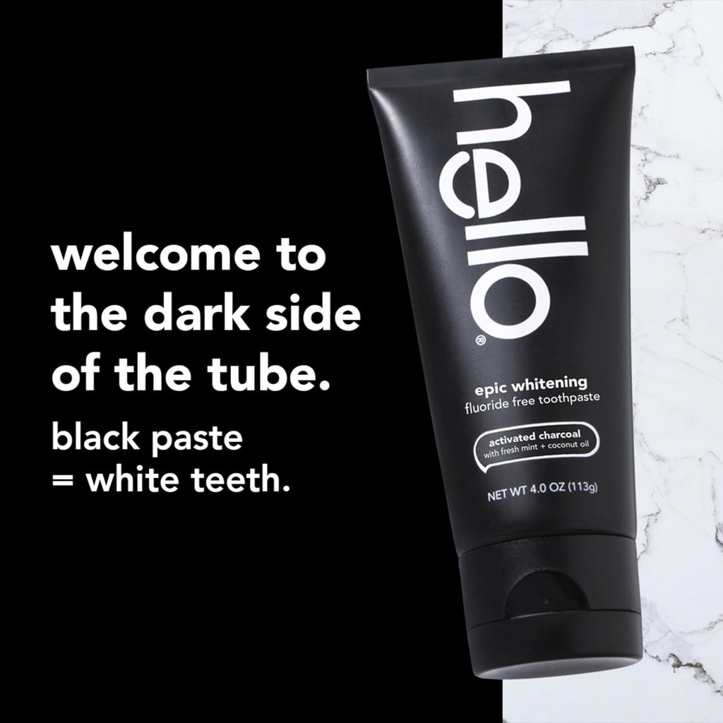Activated Charcoal Whitening Toothpaste Fluoride-Free Dental Care