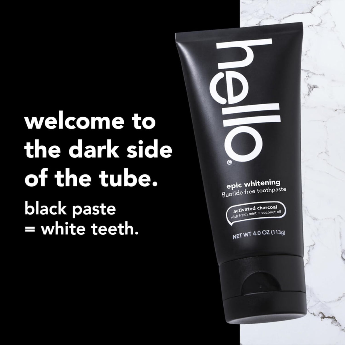 Activated Charcoal Whitening Toothpaste Fluoride-Free Dental Care